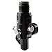 4500Psi Input,800Psi Output,5/8-18UNF Inlet and G1/2-14 Outlet Thread Paintball Air Tank Regulator with Gauge, Durable Aluminum Paintball Marker Regulator, HPA Cylinder Regulator（4500Psi Input