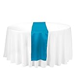 ArtOFabric 14 x 108-Inch Satin Table Runner Caribbean