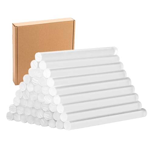 ORAGKE Heißklebesticks 7mm x 100mm 100 Stück Heißklebepistole Sticks Hochfest Schnelltrocknend Heißklebestifte für DIY Basteln Reparatur Heimwerken Heissklebepistole Klebesticks Transparente