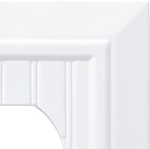Franklin Brass W35266-Pw-C Classic Beadboard Single Duplex Wall Plate/Switch Plate /N163:N192 Cover, Pure White #TOP2