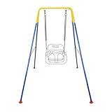 Swing Stand, Metal A-Frame Hammock Chair Stand, Foldable Baby Swing Frame(NO SEAT)