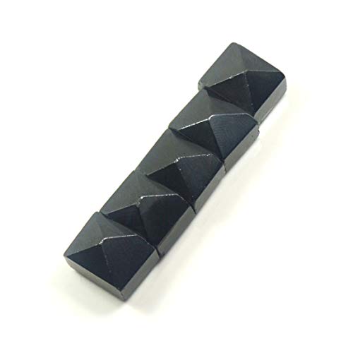 Hématite naturelle pour pression artérielle lot 5 pierres précieuses carrées
