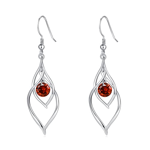 Aretes solitarios corte redondo hipoalergénicos de plata