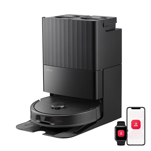 roborock Qrevo S Pro Robot Aspirateur Laveur, 18 500 Pa, 45 °C Séchage à l’air Chaud, 75 °C Autonettoyant à Haute Température,...