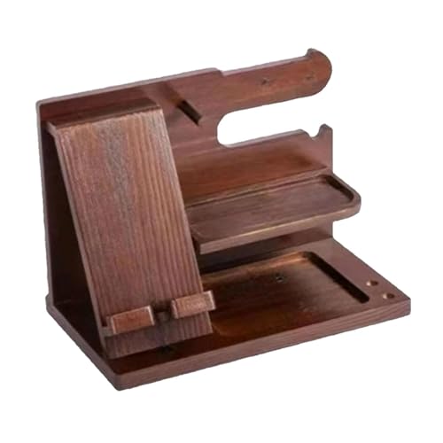 Soporte de madera mophrati para evitar pérdidas de llaves y billetera en casa