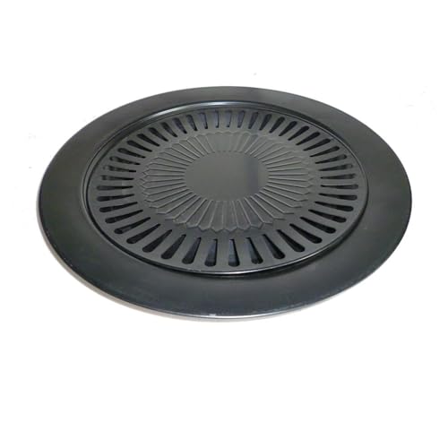 DH-Link Plaque de gril anti-adhésive Plaque de barbecue sans fumée sans barbecue Outil de torréfaction extérieure