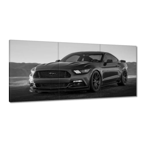 Toile voiture de sport américaine pour salon moderne 150x70 cm