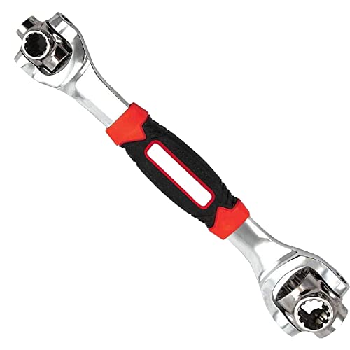 Yuentoen Tiger Wrench - 48 In 1 Universal Socket Wrench 360 Degree Rotating Head Multifuncation Wrench Works With Spline Bolts,6-12-Point,Torx,Square Damaged Bolts Spanner Tool For Home And Car Repair #TOP24