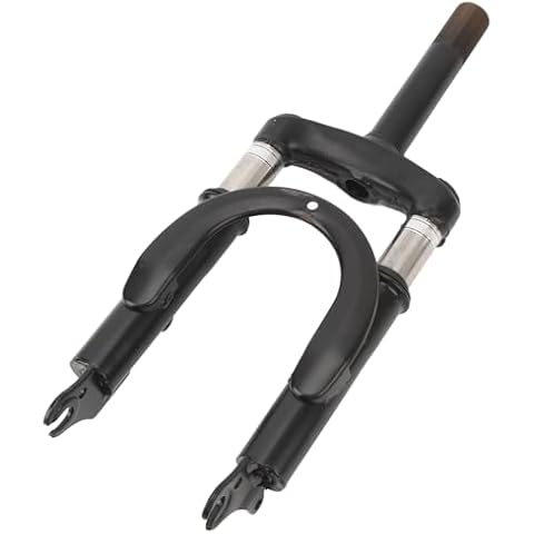 XHIKOWAT Mountain Bike Front Fork Hydraulic Shock Absorber, Fork Aluminum Alloy Shock Absorber Spring Front Suspension Fork for Electric Scooter Motorcycle 12 Inch Wheels,Golf Cover