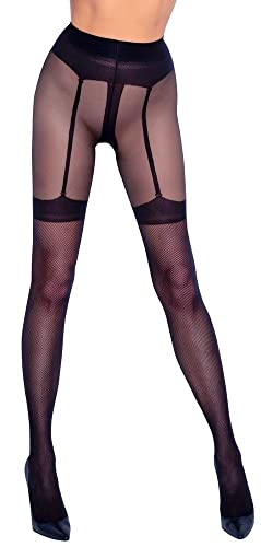 Cottelli LEGWEAR Strumpfhose-25303171641 Strumpfhose Schwarz 5