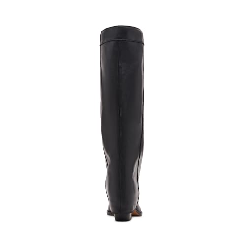 Steve Madden Steve Madden Women's Winnick Fashion Boot, Black Leather, 10