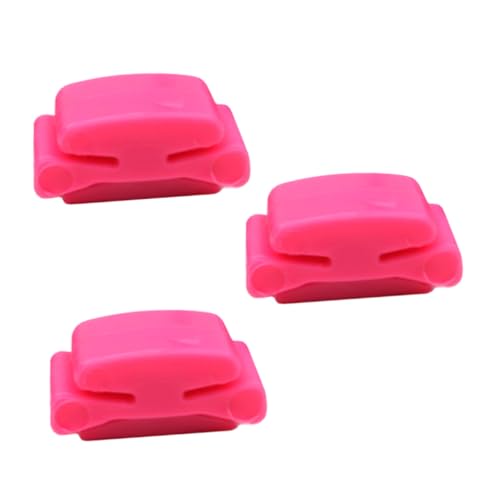 Sewroro 3 個ギターピック用自粘性ラバークリップ 携帯便利で滑り止め機能付き ギター用ピック収納ホルダー ギタリスト向けオーガナイザー