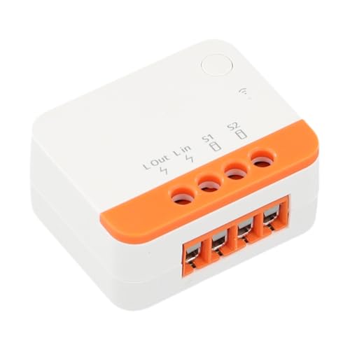 RichVibe Switch ZBMINI-L2 - Módulo de relé bidireccional 6 A 100-240 V, control de aplicación doméstica, no requiere cable neutro, 1 paquete