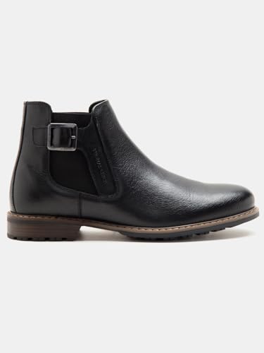 Image of THOMAS CRICK Premium Leather Shoes Versatile Elegance and Comfort Chelsea Boots