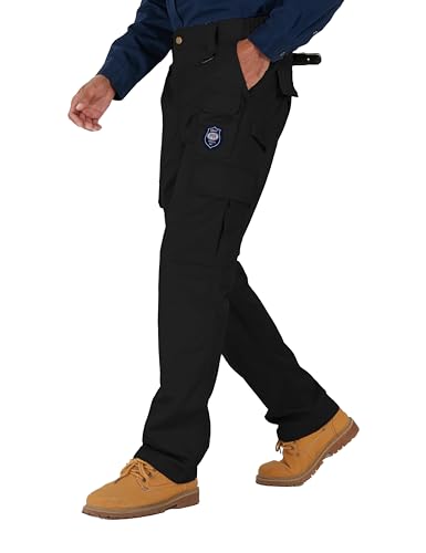 Ubon FR Pants for Men Flame Resistant Welding Pants 7.5 oz FRC Pants Fire Retardant Cargo...