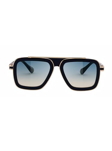 Image of Fashion Men Sunglasses Square Frame Shades for Men UV400 Protection Sunnies(98082)