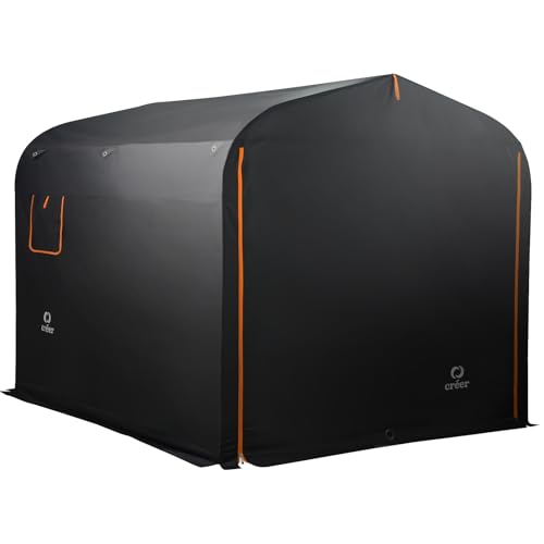 créer バイクガレージ 3サイズ 【誰でも組立カンタン】3つの固定方法...