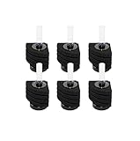 CNZ Aquarium Bio Cylinder Nano Breeding Corner Sponge Filter, Set of 6