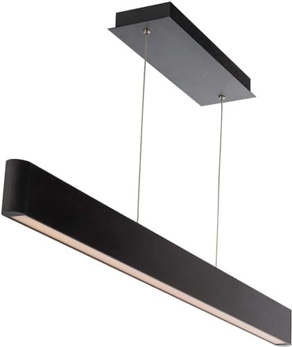 Pendentif LED 3000K : finis les reflets agressifs avec cette suspension en aluminium
