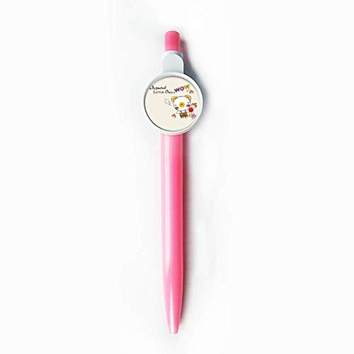 Stylo à bille rétractable bleu motif animal dessin animé pour écriture et fournitures