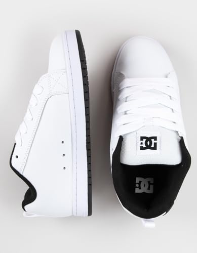 DC SHOES Court Graffik Mens Shoes, White/Black, 9.53