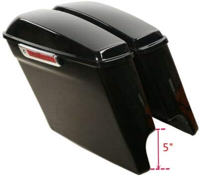 Miniatura 6 de TCMT Chopped Tour Trunk - Guardabarros trasero extendidos de 5 pulgadas para Harley 2014-2024 Trunk Road King Road Glide Street Glide Electra Glide