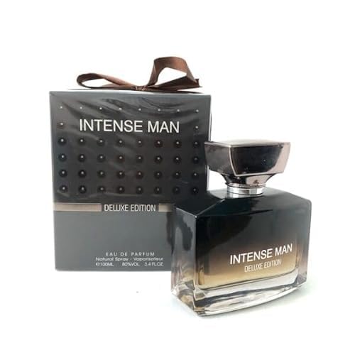 Fragrance World Intense Man Deluxe Edition Eau De Parfum Spray for Men, 3.4 Ounce