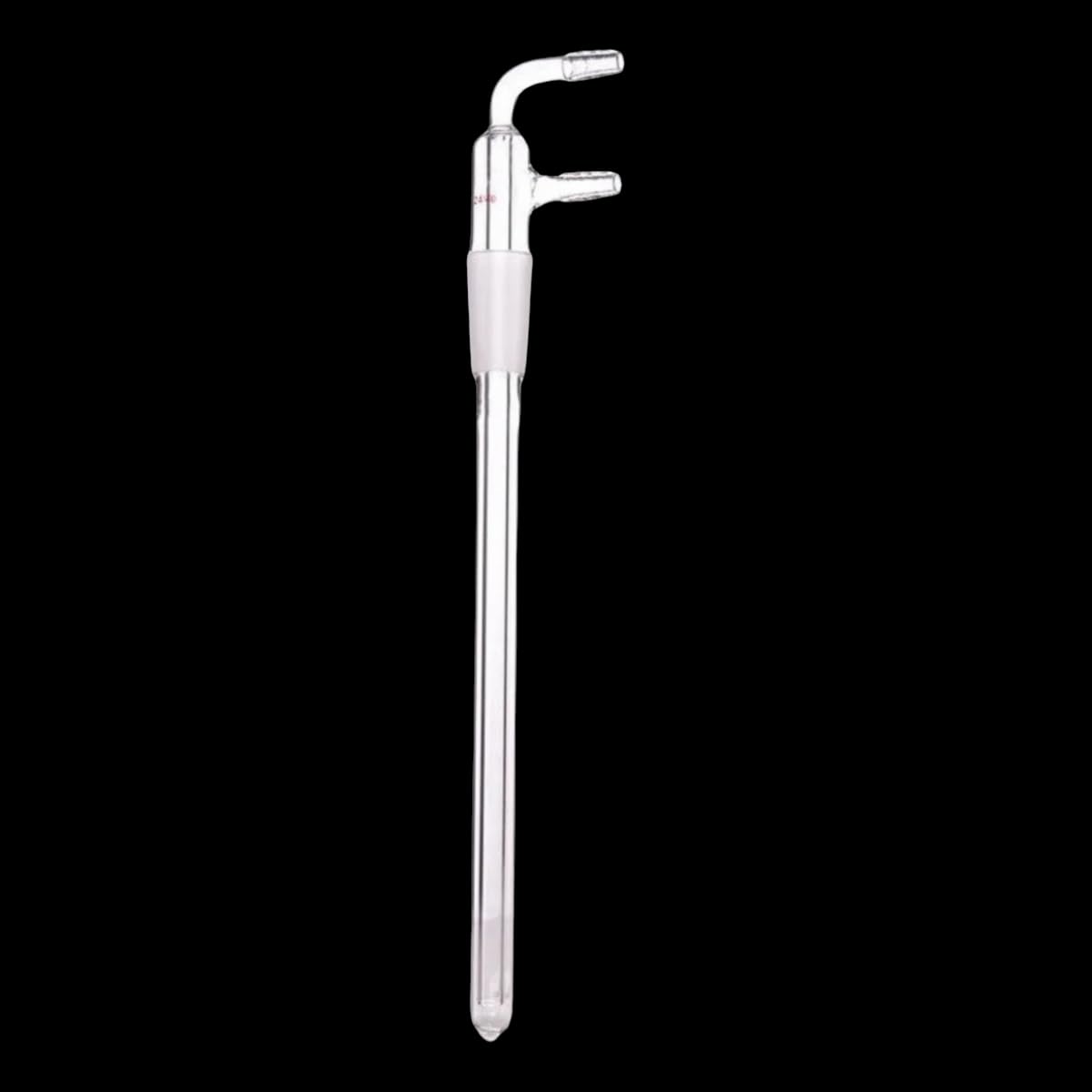 Cold Finger Condenser with Drip Tip Borosilicate Glass Lab Condensers with 24/40 Joint 250mm/9.84" Length Below Joint