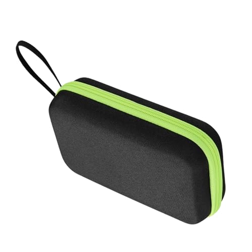 Veemoon Bolsa de Almacenamiento Protectora Portátil para Termómetro Estuche EVA Resistente con Cremallera Verde y Cordón Compacto y Duradero para Uso Doméstico