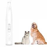 Schermaschine Hund Pfoten Leise mit Led-Licht und Katzen-Ringwurm Lampe, Haarschneidemaschinen für Haustiere, Hundeschermaschine Pfotentrimmer für Hunde Katzen Pfoten, Augen, Ohren, Gesicht, Körper
