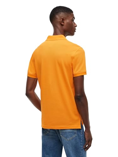Image of Tommy Hilfiger Men's Short Sleeve Polo Shirts in Slim Fit with Stretch and Organic Pique Cotton