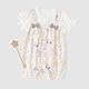 gurcooc Baby Mädchen Strampler Kurzarm Bodysuit Floral Rüschen Jumpsuit Bow Body Sommer Onesie Outfit Set, 3-24 Monate