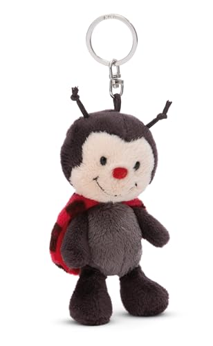 Porte-clés Coccinelle 10 cm noire