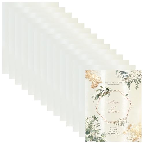 4 x 6 Metallic Cream Shimmer 80 Sheets Blank Card Stock Printer Paper Pearlescent Index Cards Flat 250 gsm for Invitations Postcard Card Making
