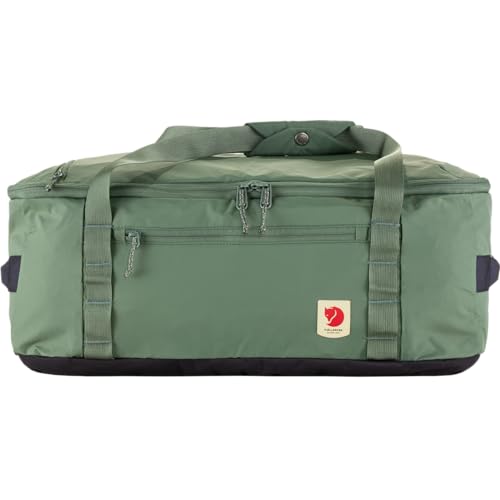 Fjllrven High Coast Duffel 36 - Lightweight Water-Resistant Durable Fabric Spacious Storage - Travel Hiking Patina Green One Size