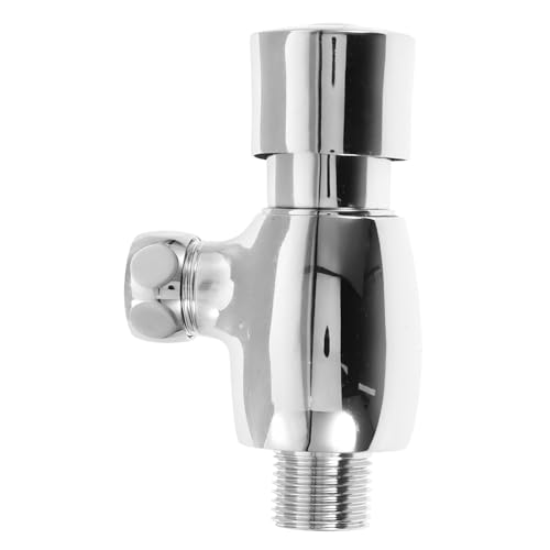 Frcolor 銅製小便器手押し式フラッシュバルブ 隠蔽型で美観向上 耐久性簡単取付けバスルーム用尿器洗浄弁