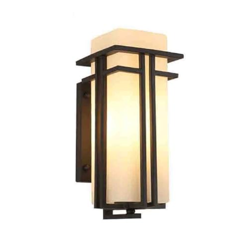 Luminaire étanche pour porte d'entrée au style industriel Medium