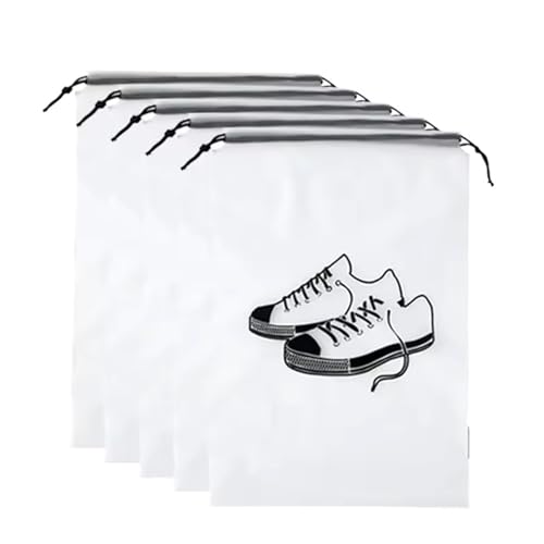 10/5Pcs Portable Shoes Storage Bag Dust-proof Drawstring Pouch Travel Packing Shoes Organizer Household water resistant Shoes Co