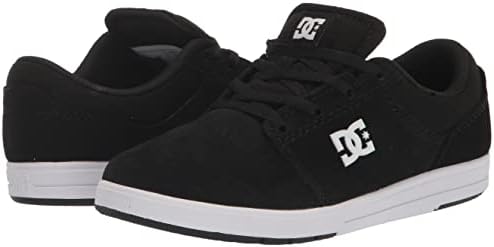 DC Boy's Unisex-Child Crisis 2 Youth Skate Shoe, Black/White, 7 Big Kid | Image 6