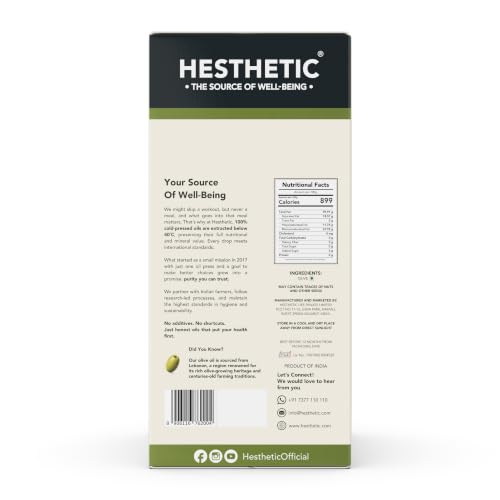 Image of HESTHETIC Premium Extra Virgin Olive Oil 5L Bag-in-Box | Cold-Pressed Mediterranean-Sourced EVOO | Unrefined, Low-Acidity | Cooking, Salad & Finishing Oil