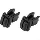 Clips de bloqueo de ventilación para refrigerador RV negro, paquete de 2/4 cierres de plástico PP para cámper, remolque, furgoneta, puerta de refrigerador, cierre seguro, kit de accesorios de