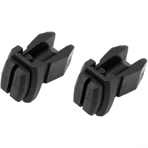 Clips de bloqueo de ventilación para refrigerador RV negro, paquete de 2/4 cierres de plástico PP para cámper, remolque, furgoneta, puerta de refrigerador, cierre seguro, kit de accesorios de