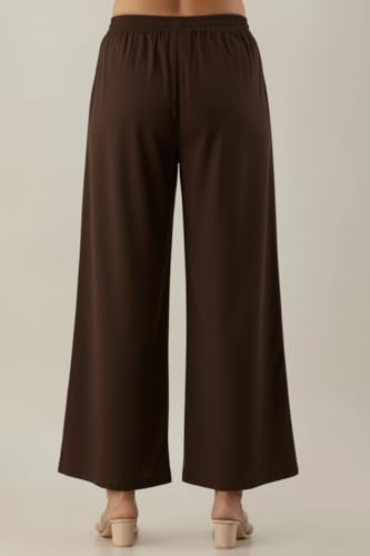 Image of Moirai Super Soft Viscose Rayon Palazzo Pants for Women Relaxed & Regular Fit Solid Palazzo for Women & Girls Casual Ethnic Wear