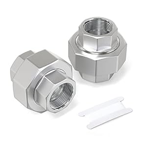 TAISHER 1 x Edelstahl-Verbindung NPT-Innengewinde