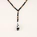 GAVU Skull Matte Onyx Tiger Eye Necklace Beaded Necklace for Men, Men's Skull Necklace