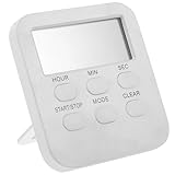 Veemoon Digitaler Küchentimer mit stillem Alarm leicht ablesbares Display vielseitiger Minutenzähler für Küche Schule und Sport tragbar und robust für Kochende Lehrkräfte und Senioren