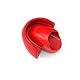 Jomyu Neu BDSM TPR Material Zungenfixierung Unsichtbarer Knebel Ball Gag mit Ball Mundknebel Ballknebel Extrem Sklaven Fetisch Sexspiel Sexspielzeug für Männer Frauen Paare (Rot)