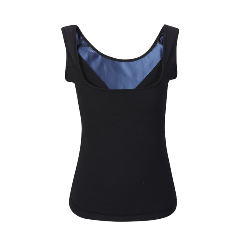 fizzoqi Tummy Control Sweat Vest for Women Running Yoga Fitness Body Shaping Workout Top-picture-4