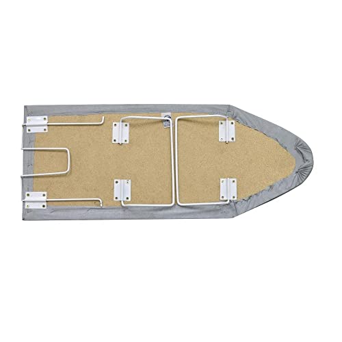 Tábua De Passar Roupa Portatil De Ferro Aço Branco