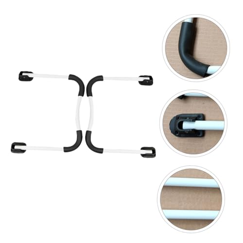 Pieds de table pliants en fer design arrondi lot de 2 - 7